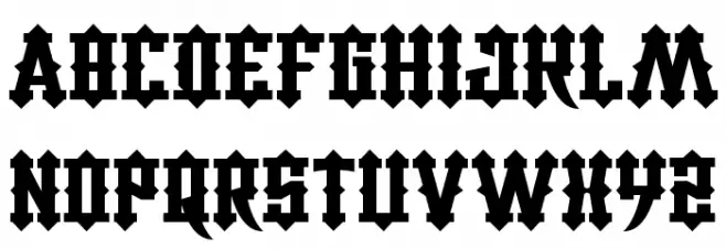 CarnivalTrash フォント 大文字