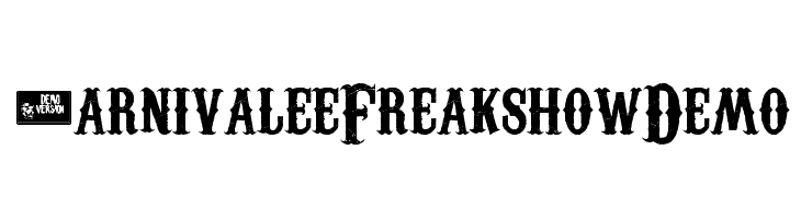 Carnivalee Freakshow Demo Font