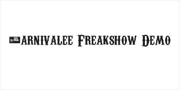 Carnivalee Freakshow Demo Logo
