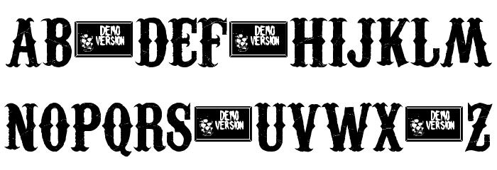 Carnivalee Freakshow Demo Font LOWERCASE