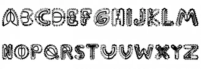 Carnivora Flora Schriftart Groß