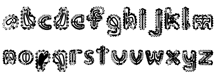 Carnivora Flora Font LOWERCASE