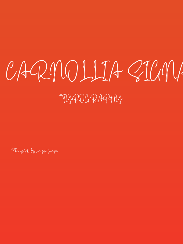 Carnollia Signature Personal Us Poster