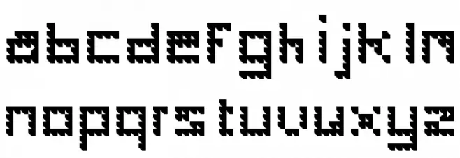 Caro फ़ॉन्ट लोअरकेस