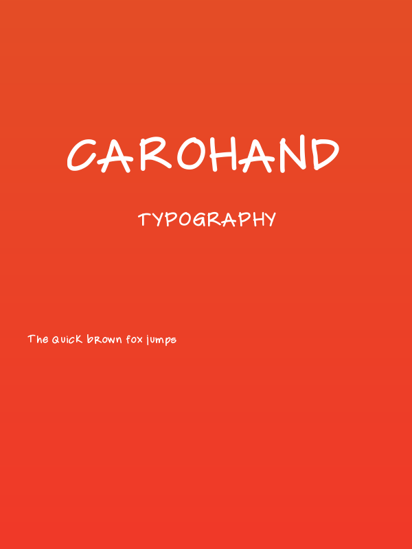 CaroHand Poster