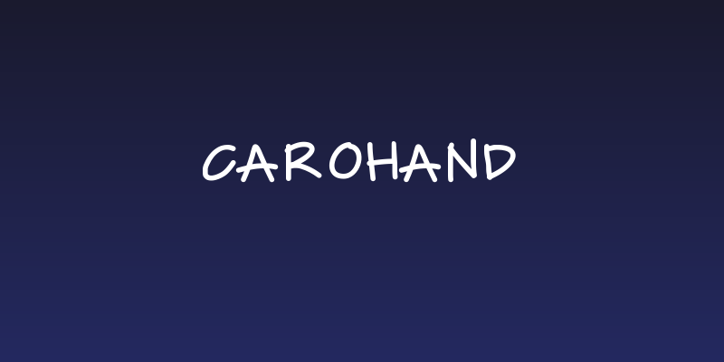 CaroHand Social Header