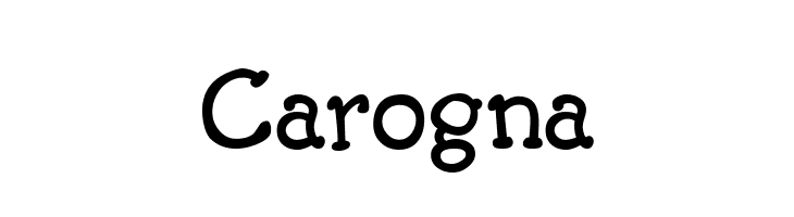 Carogna Font