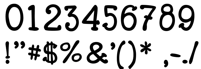 Carogna Font OTHER CHARS