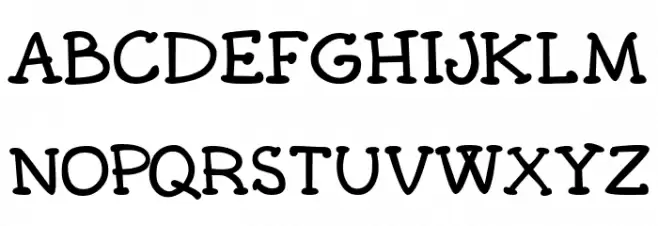 Carogna Font UPPERCASE