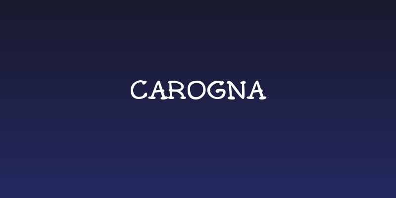 Carogna Social Header