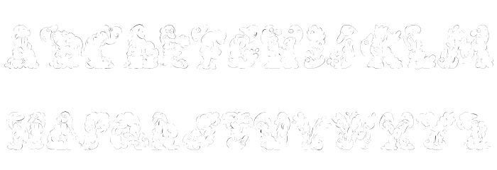 CarolesChunk Font LOWERCASE