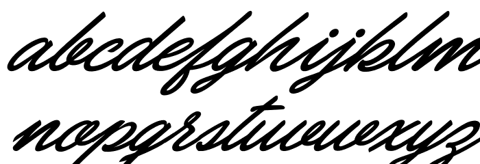 Carolina Hills Personal Use Font LOWERCASE
