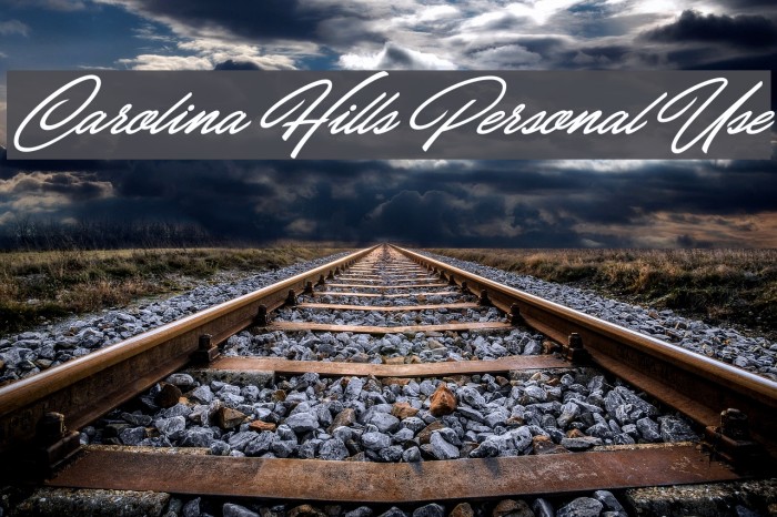 Carolina Hills Personal Use Example 2