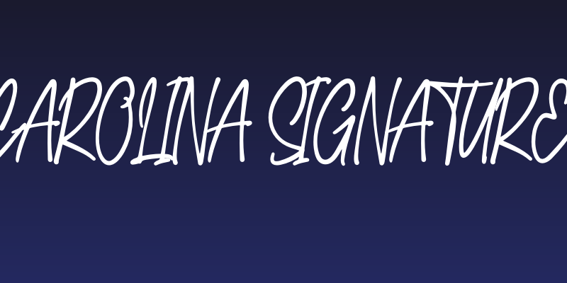 Carolina Signature Social Header