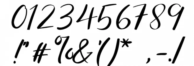 Caroline Wilson Font OTHER CHARS