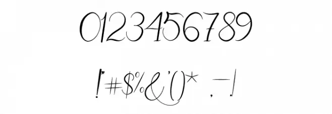 Caroline Font OTHER CHARS