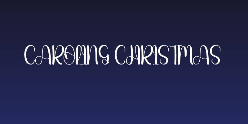 Caroling Christmas Social Header