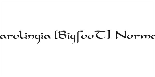 Carolingia [BigfooT]  Normal Logo