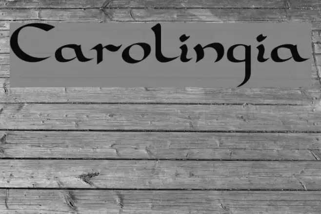 Carolingia Font examples