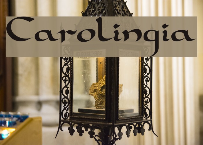 Carolingia Schriftart examples
