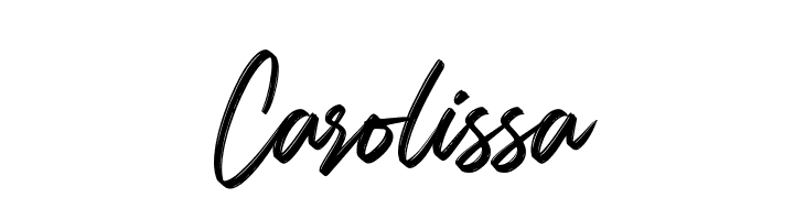 Carolissa  免费字体下载