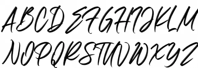 Carolissa Font UPPERCASE
