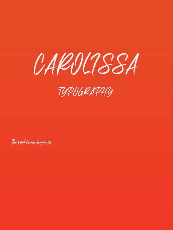 Carolissa Poster