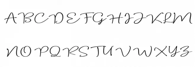 Carolline Demo 字体 大写