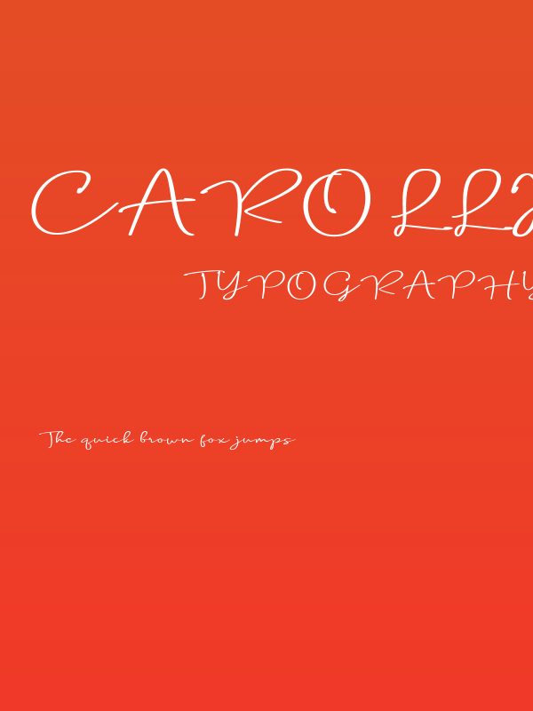 Carolline Demo Poster