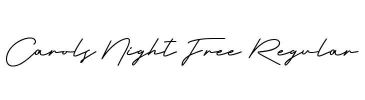Carols Night Free Regular  Fuentes Gratis Descargar