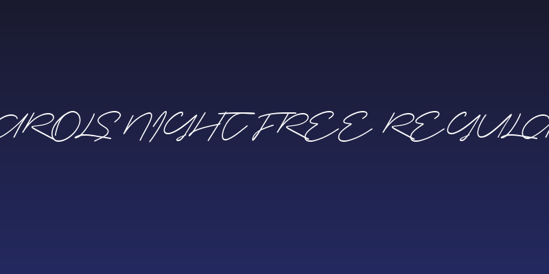 Carols Night Free Regular Social Header