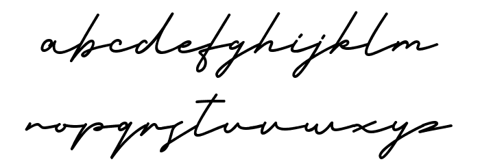 Carols Night Free Regular Font LOWERCASE