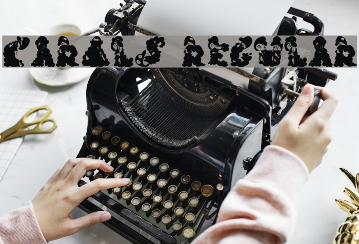 Carols Regular Font examples