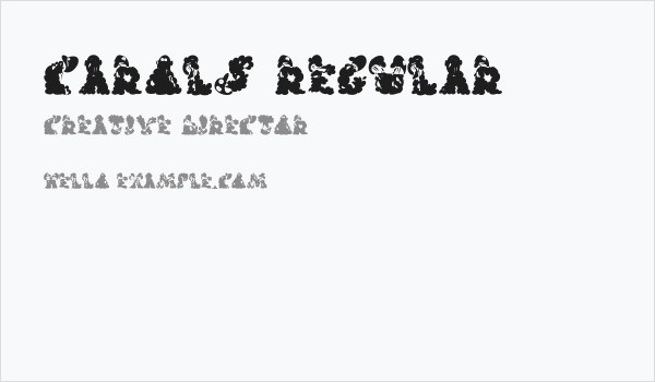 Carols Regular Business Card