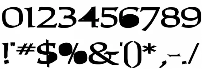 Carolus Bold Font OTHER CHARS