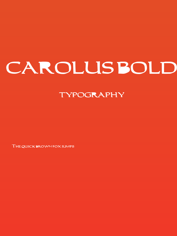 Carolus Bold Poster