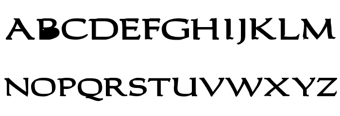 Carolus Bold Font LOWERCASE