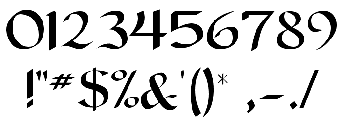 Carolus FG Font OTHER CHARS