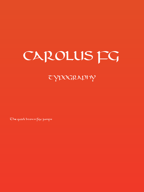 Carolus FG Poster