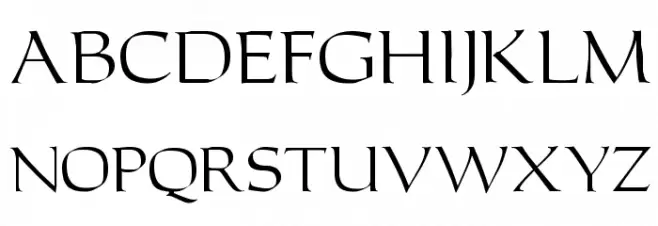 Carolus Regular 字体 大写