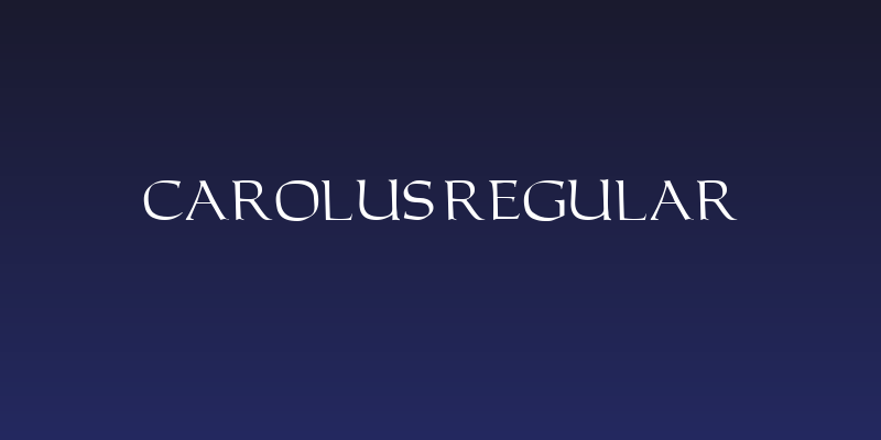 Carolus Regular Social Header