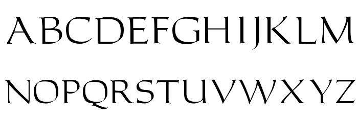 Carolus Regular Font LOWERCASE