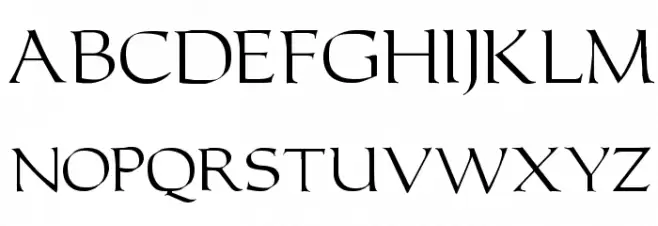 Carolus Шрифта ВЕРХНИЙ