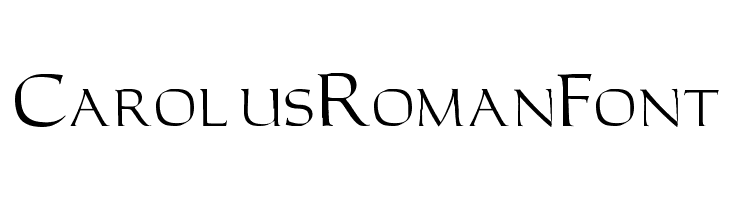 CarolusRomanFont  Скачать бесплатные шрифты