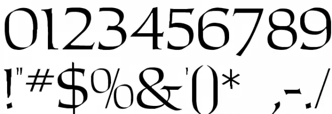 CarolusRomanFont Font OTHER CHARS