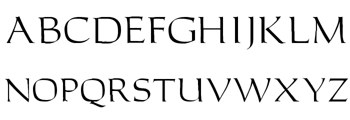 CarolusRomanFont Font LOWERCASE