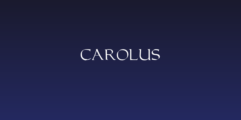 Carolus Social Header