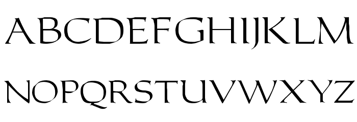 Carolus Font LOWERCASE