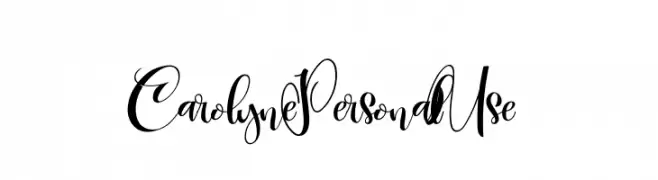 CarolynePersonalUse  Descarca Fonturi Gratis