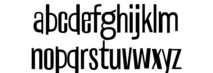Caron Circumflex Font LOWERCASE